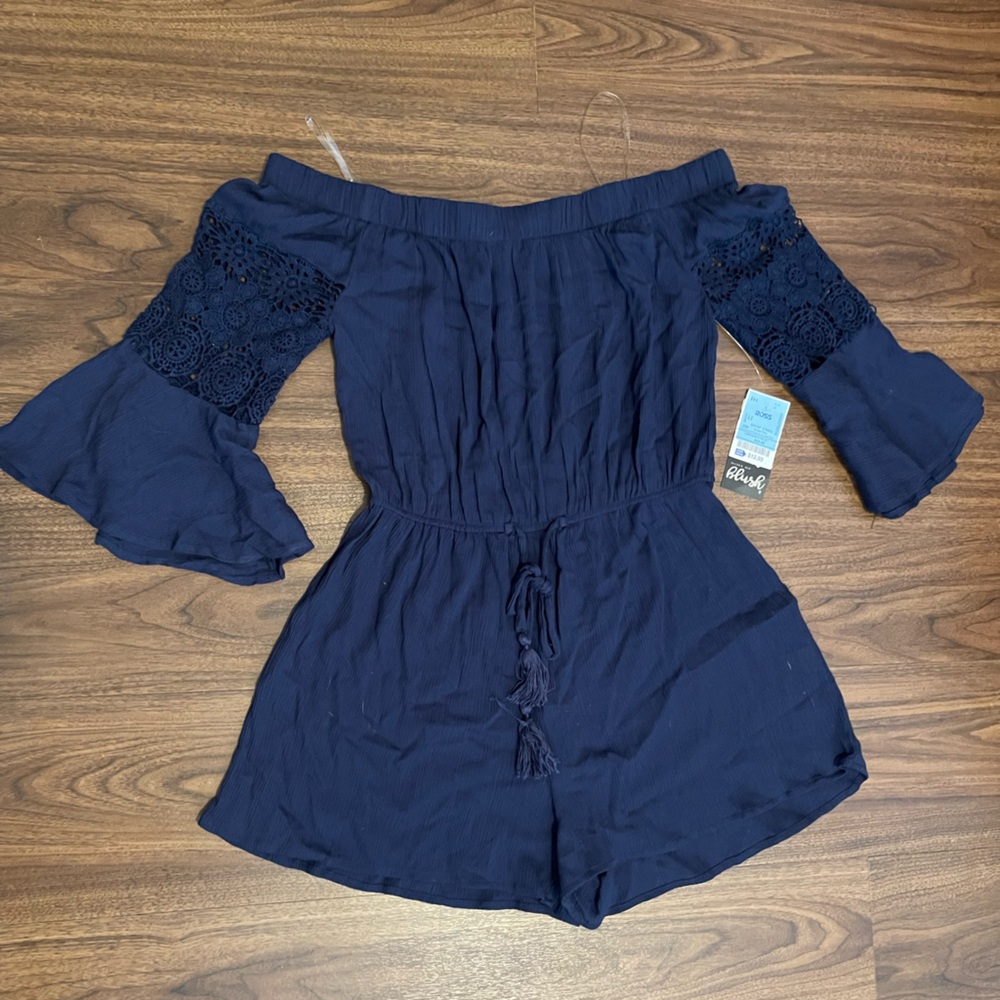 Cute navy blue romper from blush bought from Ross